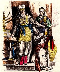 Arcykapłan ubrany w efod (ubiór biblijny)